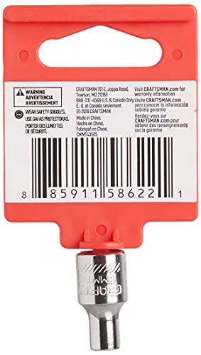 Image of CRAFTSMAN Shallow Socket, Metric, 1 /4-Inch Drive, 4mm, 6-Point (CMMT43505)