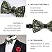 WUXEKZO Boys Lemur Pre-Tied Bow Tie for Party, Business, Prom, Fashion Butterfly Bow Ties