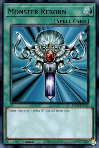 Monster Reborn (UR) - RA03-EN052 - Ultra Rare - 1st Edition