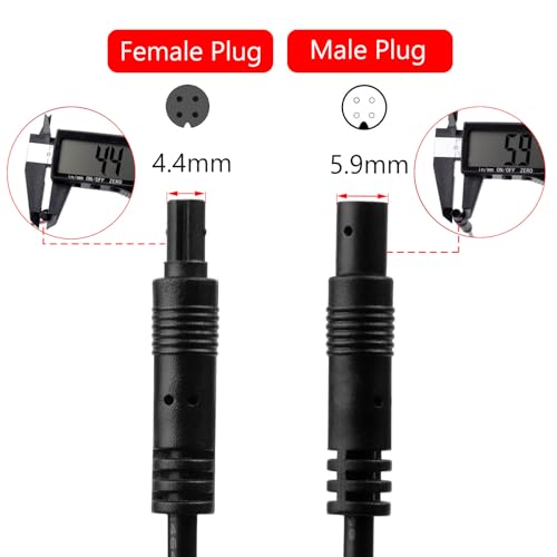 Image of 4Pin Dash Cam Extension Cable 4Pin Backup Camera Extension Cord, Rear View Mirror Camera Extension Wire, Dashcam Rear Camera Extension Cable, Rearview Reverse Camera Extension Cord (6.5FT)