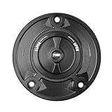 Gas Fuel Tank Cap For Suzuki GSXR600 750 1000 GSXR GSXR1000 K4 K5 K6 K7 K8 K9 2010-2020 SV650 GW250 Bandit GSF 650 1250 GSX1300R (Black and Black)