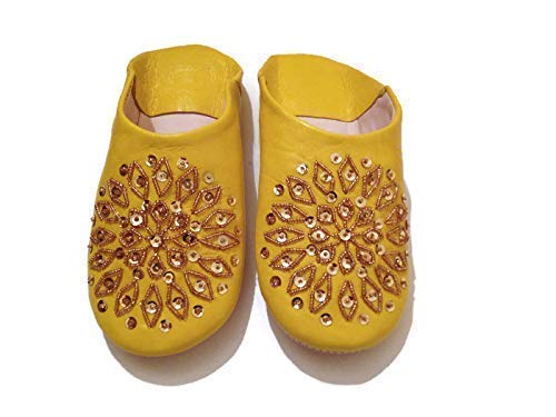 Women Leather Slippers handmade Soft, Baboush for women, Shoes for Home, Sol of Learter slippers slipp, sheep leather3
