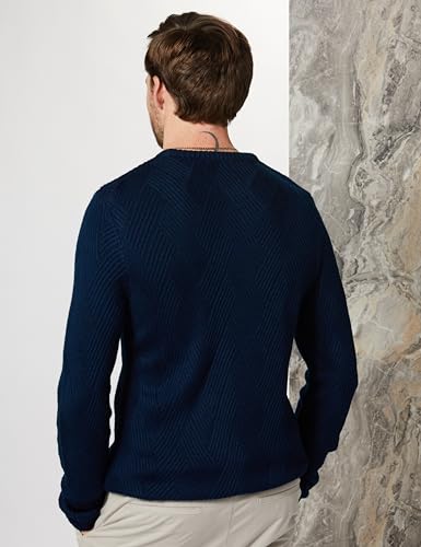 Image of Amazon Brand - Symbol Men's Casual Acrylic Crew Neck Sweater (Available in Plus Sizes)