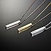 MYKA – Personalized 4-Sided Vertical 3D Bar Necklace Pendant – Custom Made Engraved Text - Jewelry for Gift for Mom, Her – Gift for Mother’s Day, Christmas, Birthday