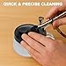 Airbrush Cleaning Kit Spray Wash Cleaning Pot Stabilizer Jar Bottles Holder with Cleaning Tools Needle Nozzle Brush