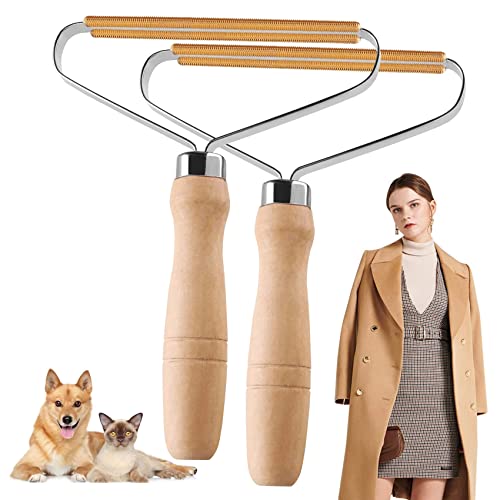 Removedor de Pelusa, 2 PCS Quita Pelos Mascota, Removedor de Pelusa Portáti Quitapelusa Manual, Lint Remover para Ropa Alfombra Pet Hair Fuzz Cover