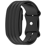 GIOPUEY Cinturini Compatibile con Garmin CIRQA Band, Morbido Silicone Cinturino [Resistente all'Usura] [Traspirante] - B-Black