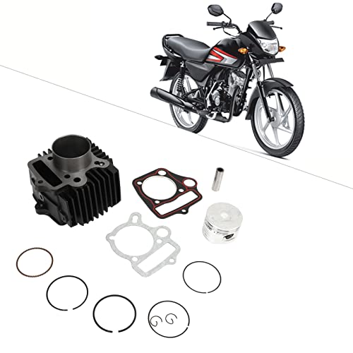 Kit de reconstrução de pistão de cilindro 110cc, kit de pistão de cilindro de motor de motor 52,4 mm