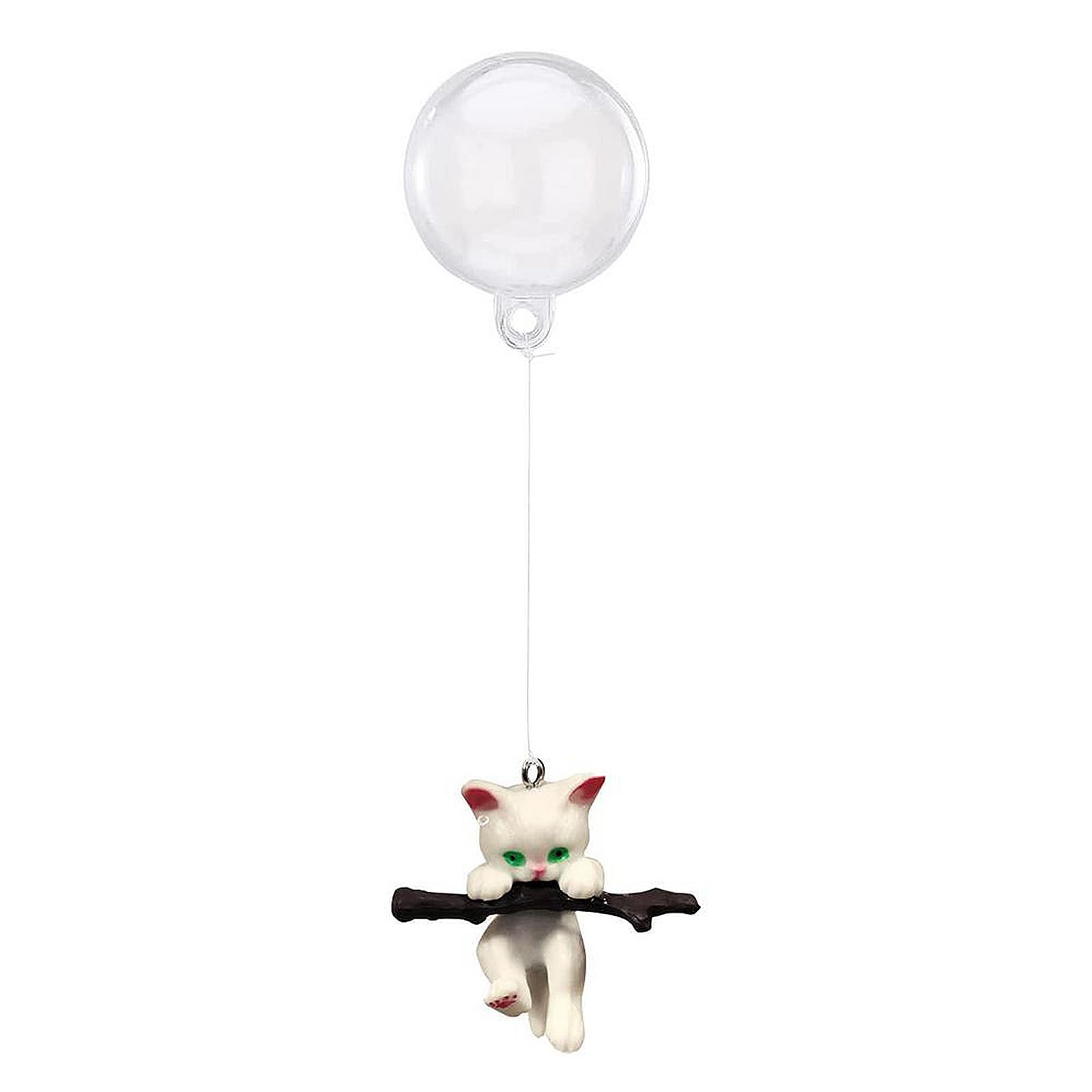NEWFT Fish Floating Cat Figurines Landscape Ornaments Water Animal Fashion Simulated Aquariums Cat Ornament
