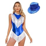 Le justaucorps à franges se balance doucement avec le pas pour ajouter une sensation de mouvement et montrer la beauté de votre danse