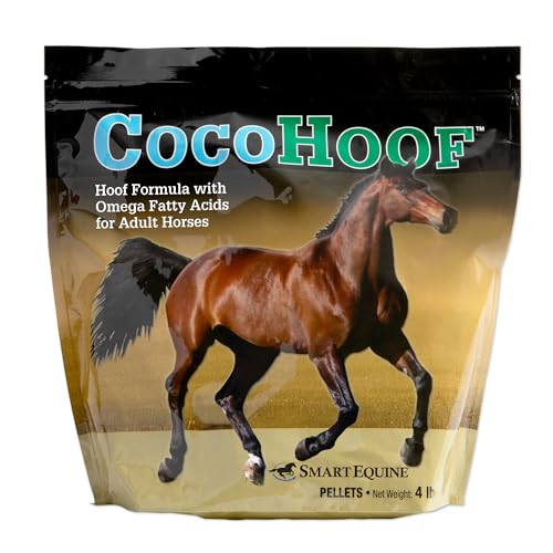 SmartEquine CocoHoof | Hoof Supplements for Horses | Biotin for Horses Hooves | Horse Vitamins and Minerals Supplement | Provides Amino Acids, Fatty Acids and Vitamins | 4 lb Bag