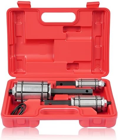 DAYUAN 3 Pcs 1-1/8'' to 3-1/2'' Exhaust Pipe Expander Tool Set, Tail Pipe Spreader Kit Compatible with Most Vehicles and Trucks