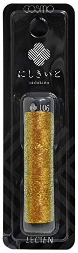 LECIEN  にしきいと ラメ 刺しゅう糸 20m巻 Col.106 No.77