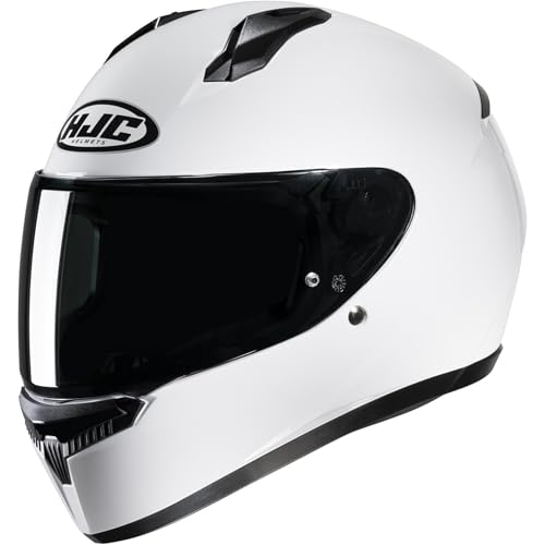 HJC, Casco Moto Integral C10 Pearl White, M