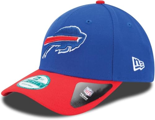 New Era NFL The League 9FORTY 2-Tone Adjustable Hat Cap One Size (US, Alpha, One Size, Buffalo Bills)