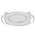 Skyflame Charkettle Double-Side Hinged Cooking Grate, Gourmet BBQ System Replacement Grill Grid Compatible with Weber 22" Charcoal Kettle Grills
