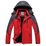 BGUK Herren Jacke Leicht Regenjacke Wasserdicht für Herbst und Winter,Herren Outdoor Rain Freizeitjacke,Wanderjacke Herren Wasserdicht Atmungsaktiv,Fahrradjacke Herren Mit Kapuze