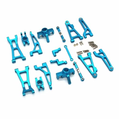 Pièces MJX H16H anti-casse en métal bleu pour stabiliser le drift de votre voiture RC 1/16