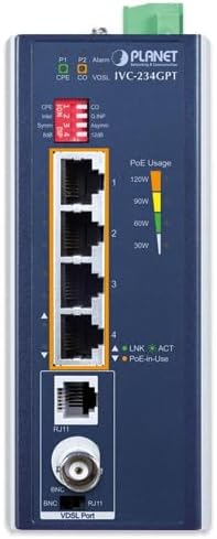 LINOVISION 産業用 8 ポート フルギガビット マネージド POE スイッチ