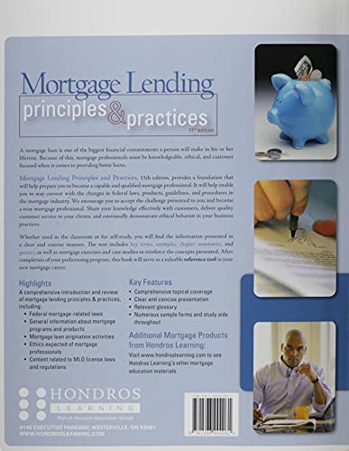Mortgage Lending Principles & Practices, 11Th Ed. #TOP1