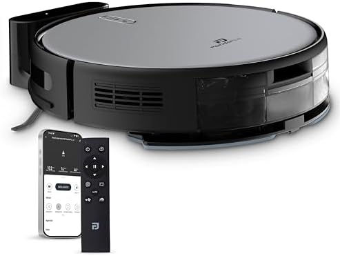 Robô Aspirador De Pó Inteligente Função 3 em 1 Aspira Varre e Pas...