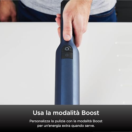 Shark WandVac 2.0 Asprirabriciole Senza Fili, Potente, Compatto e Leggero, con Bocchetta per Fessure e Accessori per Pulizia Multisuperficie, con Base di Ricarica, Blu, WV270EU - 6