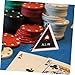 Vaguelly Poker Dealer Button with Smooth Surface Accessory for Game Nights and Tournaments Easy to Use Practical Design for Poker and Card Games Game Chips