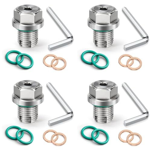Tapón de drenaje M14.1-1.5 x 15 mm kit reparación de roscas para cárter de aceite