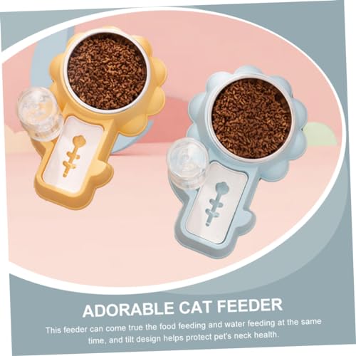 Beaupretty 1 Conjunto Tigela De Estimação Dispensador De Água Para Cães Alimentador Automático Estaç