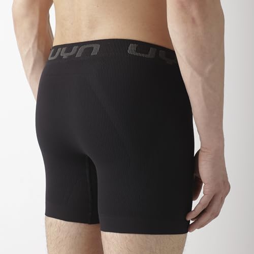 UYN Boxer Position+ 9 Inch bóxer de hombre microfibra elástica gris 5