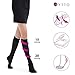 Fytto 1007 Women’s Compression Socks – Stylish, Lightweight & Breathable 15-20mmHg Flight Stockings – Professional Support for Business & Travel, Classic, Black, Medium