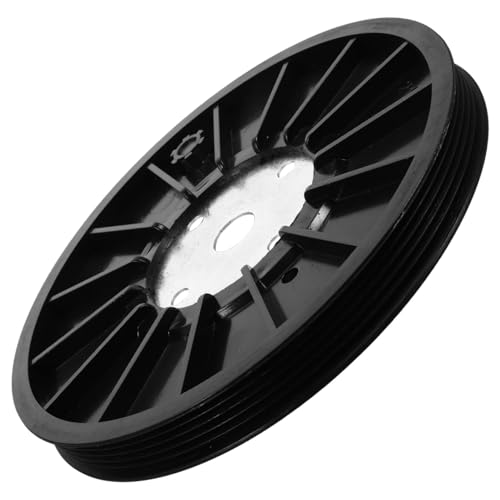 Rueda de transmisión por correa de 2cm Mikikit para disco abs de bicicleta de fitness negro