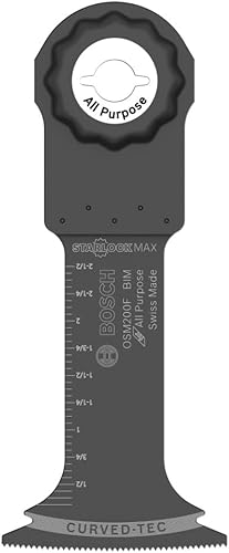Bosch OSM200F - Hoja de corte bimetálica oscilante multiherramienta StarlockMax de 2 pulgadas