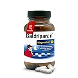 Baldriparan® Magnesium Plus - mit 1mg Melatonin und Magnesiumbisglycinat, hochdosierter Premium Magnesium-Komplex. Hohe Bioverfügbarkeit. Laborgeprüft, vegan und ohne künstliche Zusätze.