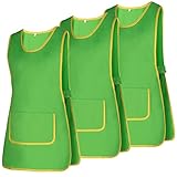 MISEMIYA - Set of 3 Pcs - SCHÜRZE Reinigung ARBEITSUNIFORM KLINIK Krankenhaus Reinigung TIERARZT Gesundheit GASTGEWERBE - Ref.868 - Medium, Grün 21