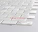 Art3d 6-Pack Mother of Pearl Shell Mosaic Tile for Kitchen Backsplashes/Bathroom Tile, White Subway Mosaic Tiles
