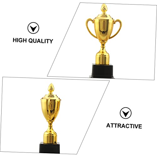 Sosoport 2 Peças De Troféu De De Plástico Decoração De Mesa Troféus De Futebol Decoração De Casa Dec
