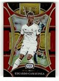 2023-24 Panini Select FIFA Red #129 Eduardo Camavinga Mezzanine Real Madrid Soccer Futbol Trading Card