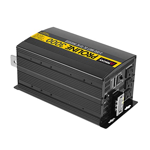Wagan EL3742-4 24V 3000 Watt Power Inverter with Remote Control 6000 Watt Surge Peak Power Converter for Home RV Camping Van Life Off Grid by Wagan - Image 2