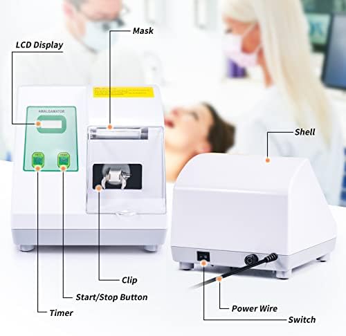 Dental Amalgamator, G5 Digital High Speed Amalgam Capsule Mixer Clinic Lab Equipment