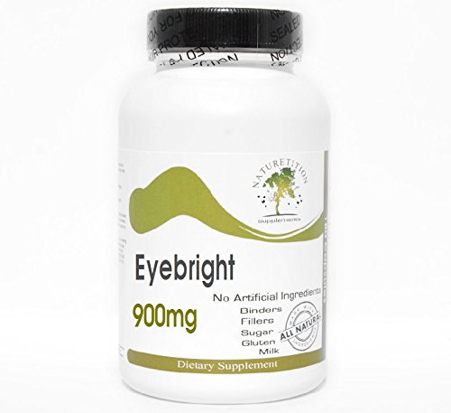 Eyebright 900mg ~ 100 Capsules - No Additives ~ Naturetition Supplements