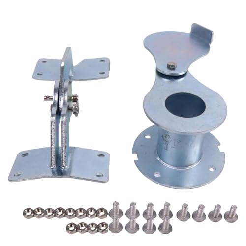 Chamixx Robustes Deckelscharnier und 5,1 cm Tropfenflansch-Abluftdämpfer, kompatibel mit UDS 55 Gallonen Ugly Drum Smoker Stapel Dämpfer Ventil BBQ Smoker Chamixx Robustes Deckelscharnier und 5,1 cm Tropfenflansch-Abluftdämpfer, kompatibel mit UDS 55 Gallonen Ugly Drum Smoker Stapel Dämpfer Ventil BBQ Smoker