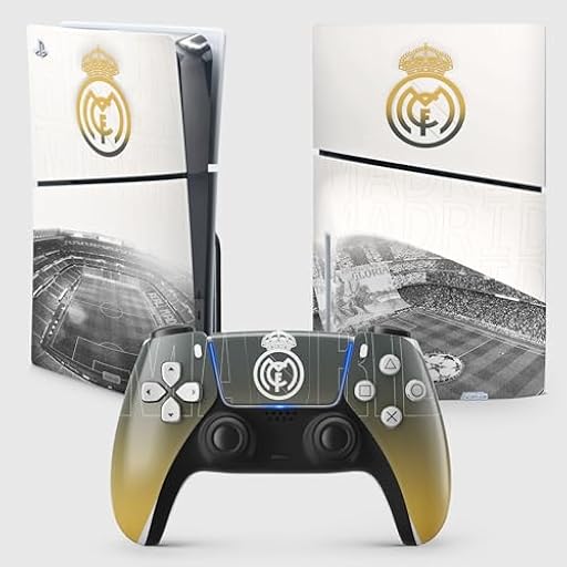 Sticker PS5 Foot, Pegatina para Consola y Mando, Edición Slim Disque, Skin Madrid (1 Mando) | Ya disponible en tu tienda friki favorita! En mundofriki.es!