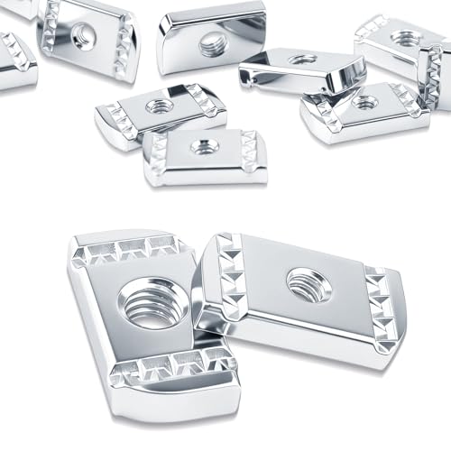 AOIGU 100 Pack 1/4"-20 Strut Channel Nuts, No Spring Unistrut Hardware Channel Nut with Zinc Plated, Without Spring Nut Ideal for Construction, Industrial Maintenance & DIY Projects by AOIGU - Image 8