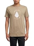 Camiseta manga corta Volcom Sound BSC SS Camiseta Manga Corta, Hombre, Beige (Arena), XS