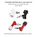 FERRODAY 5/16 Disconnects Set 7/16-20UNF Flared Gas In and Liquid Out Swivel Nut Stems for Cornelius Keg Swivel Nuts for Corny Keg - 2 PCS