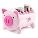 Produktbild Creative Pigs Plastic Office Desktop Stationery Pencil Holder Makeup Pen holder Cell Phone Remote Control Storage Box Organizer by Sunsang (Pink)
