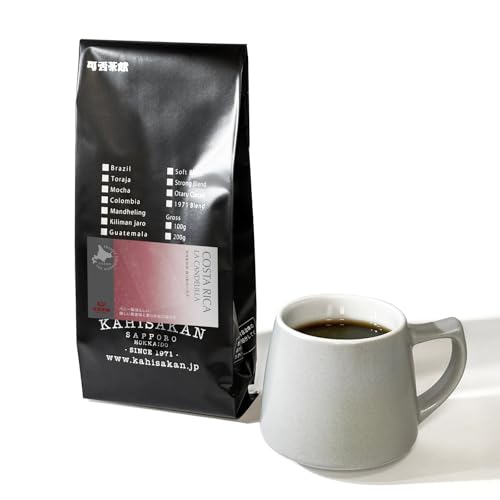 可否茶館 コスタリカ ラ・カンデリージャ ミエル ストレート コーヒー豆 焙煎度合い:シティロースト 中挽き 300g 華やかな酸味とはちみつの様な甘みのあるコーヒー お中元 夏ギフト