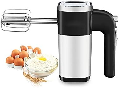 5-Speed 500W Electric Handheld Mixer Handheld Kitchen Dough Blender Double-Head Eggbeater