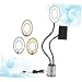 Tofficu with Arms Phone Holder for Live Streaming Makeup Photography Dimmable Led with Light Colors Brightness Levels